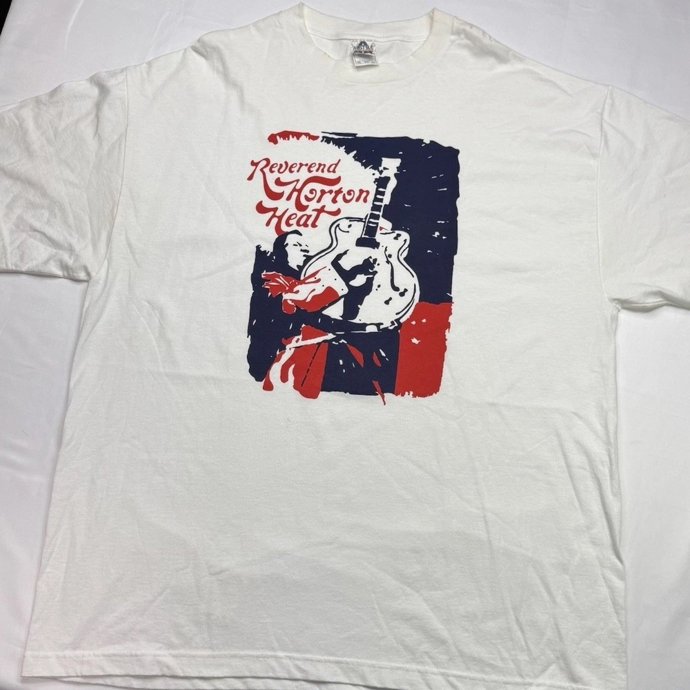 Vintage‎ The Reverend Horton Heat  Graphics Tee Alstyle tag Size 2XL 33L X 50W